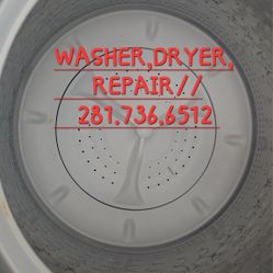 Washer,Dryer,RePair//