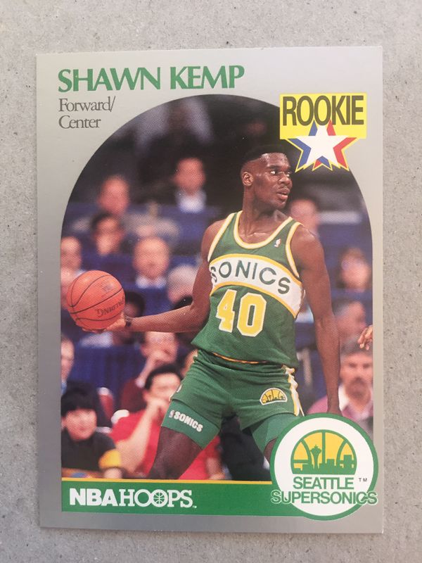 Shawn Kemp 4 1990 NBA Hoops Card 279 Rookie Card for Sale in Glen Ellyn, IL OfferUp