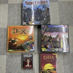 Catan/ 7 Wonders / Dixit Etc