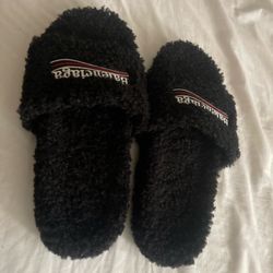 Balenciaga slide fur size 11