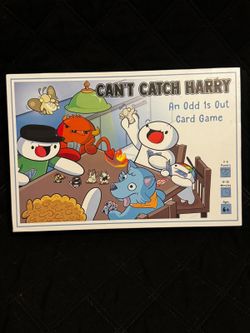 Can't Catch Harry Card Game with 6 Plastic Figures