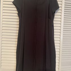 Liz Lange Size M Maternity Dress Knee Length Grey