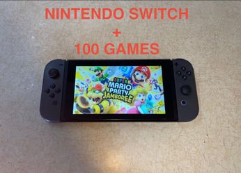 Nintendo Switch V2 Mod with 100 SWITCH Games and 7000 Retro Arcade Games