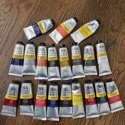 Winston And Newton Galeria Acrylic Paint Lot (17)