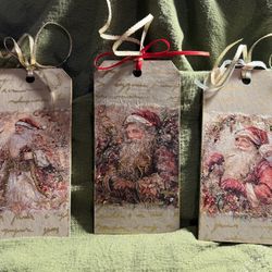Wood Christmas Tags