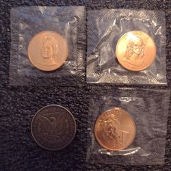 US Mint 1st President Spouse Wives in Uncirculated Sealed Cello Bronze Coins