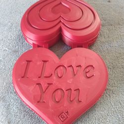Valentine's Day Heart Jewelry Box  3D Printed 