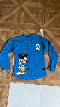 Disneyland jersey mickey&Donald park logo Bright blue size 4to5