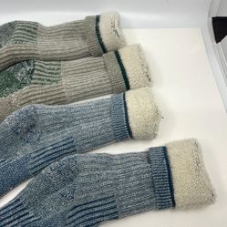LL Bean Fleece Lined Socks Winter