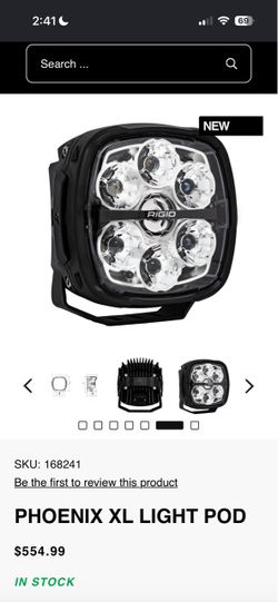RIGID Industries Phoenix XL POD - 7" LED Light