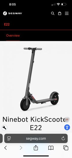 Segway Ninebot Scooter E22 And E2 Plus 2