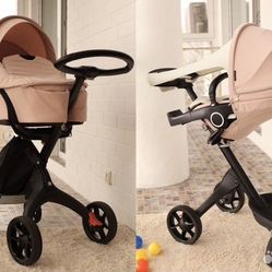 STOKKE XPLORY LIMITED EDITION STROLLER INCLUDES BASSINET , NUNA CAR SEAT & MORE
