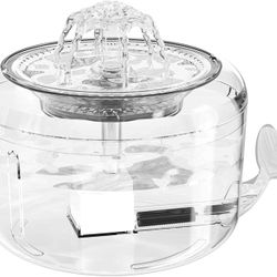 Ciays Cat Water Fountain, 81oz/2.3L Automatic Pet Water Fountain Dog Water Dispenser with LED Light for Cats, Dogs, Multiple Pets, 3 Replacement Filte