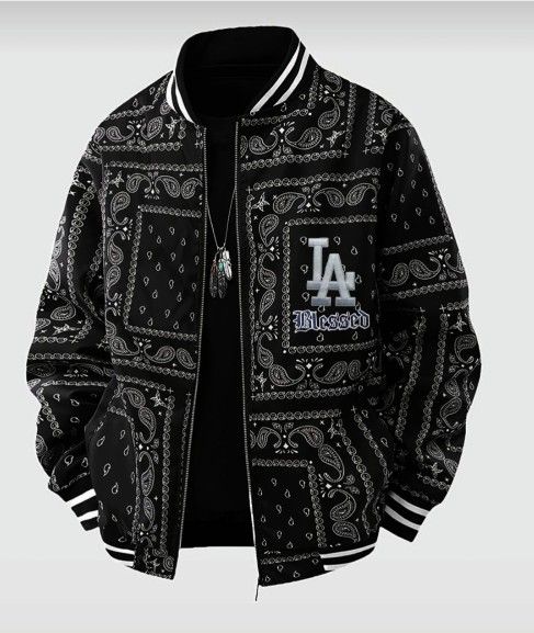 Dodgers Bandanna Print Jacket 