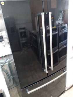 KitchenAid black french door refrigerator - Free delivery