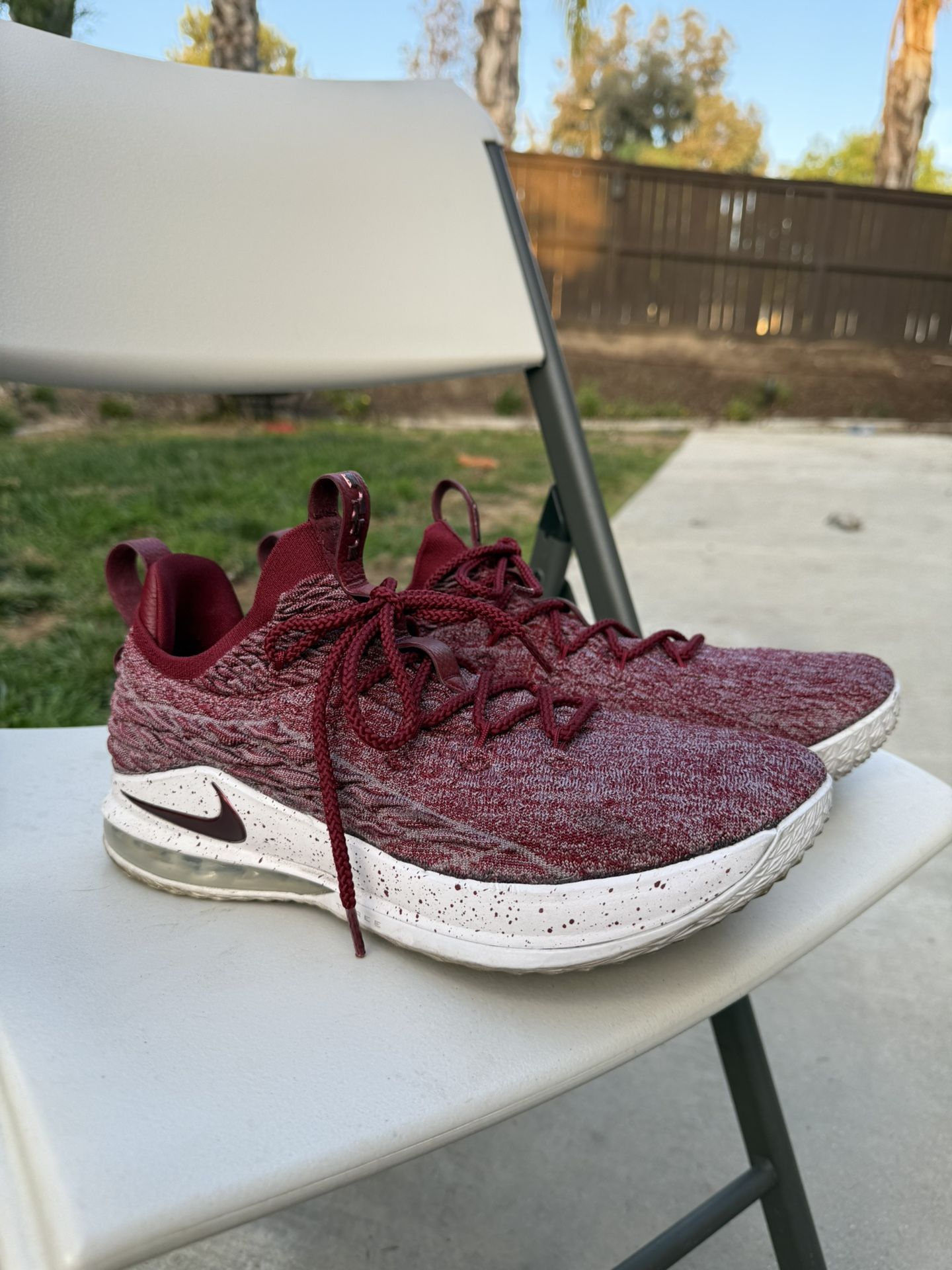 LeBron 15 Low Team Red Size 12M