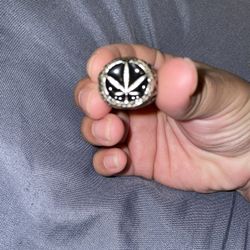 Men Rings Can For A Pinky $5 For Black One $15 For The Silver One 