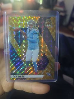2025 Panini Mosaic Cam Ward Yellow Mosaic Prizm Rookie RC #382 Tennessee Titans