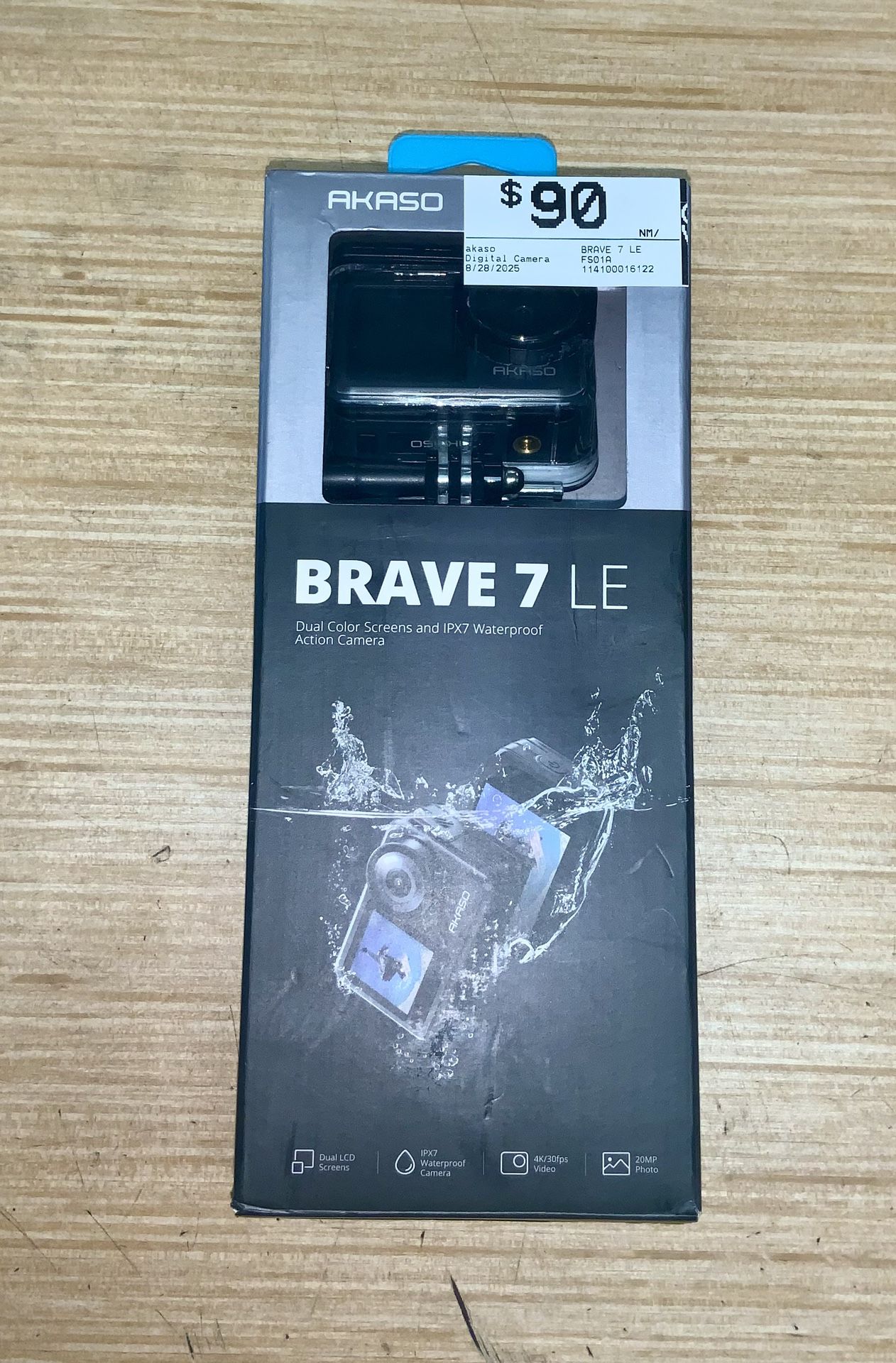 BRAVE 7 LE Dual Color Screen Waterproof Action Camera With Accessories