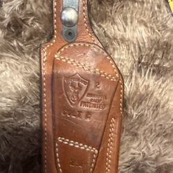 Leather Gun Holster.  Leather