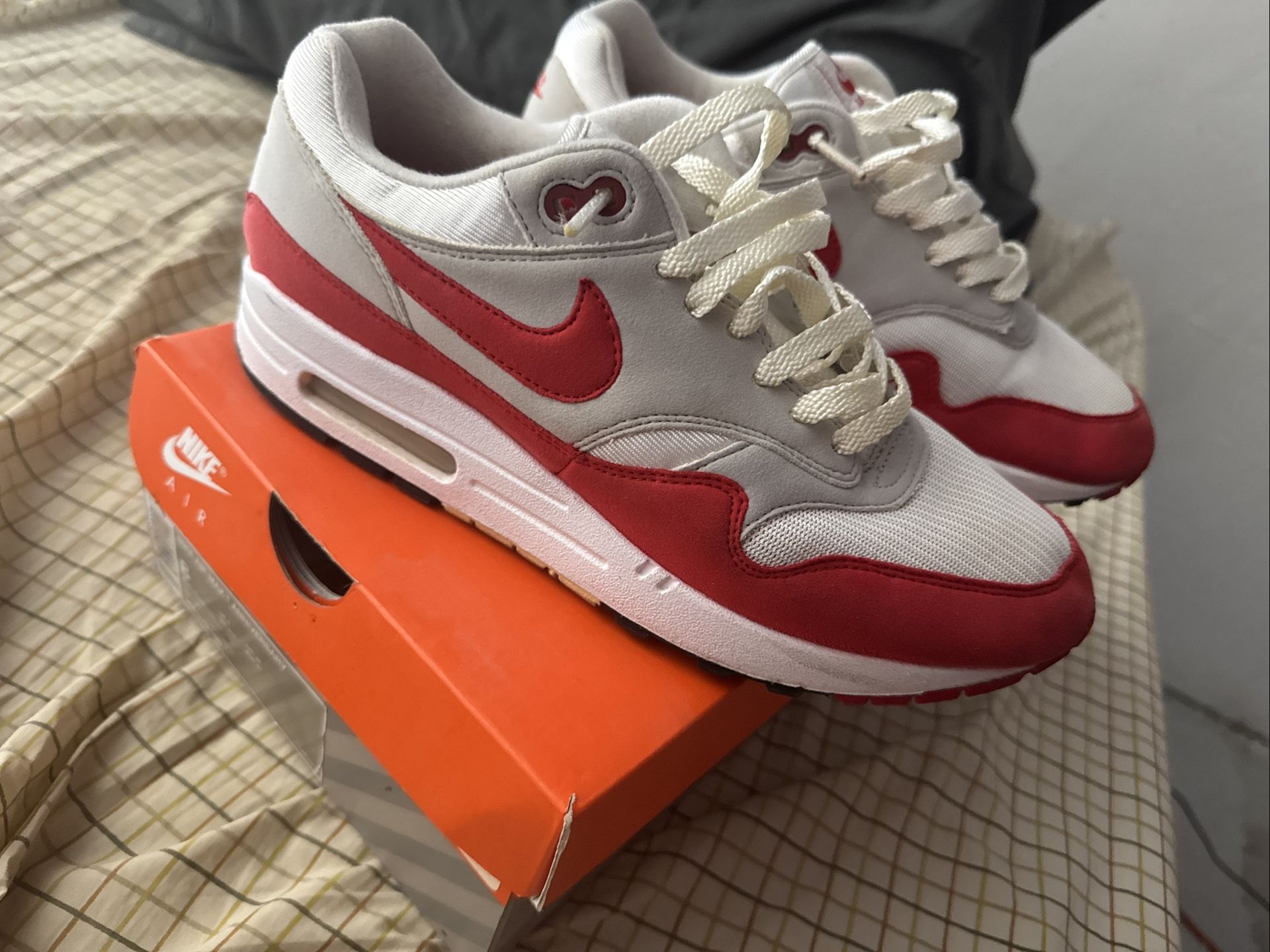 Nike Air Max 1 Anniversary Red MENS Size 8