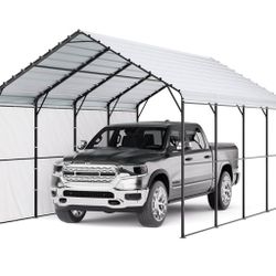 Heavy-Duty 10x20 ft. Metal Outdoor Carport