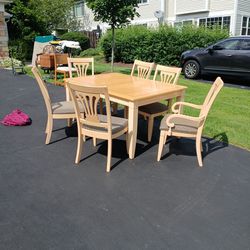 Dining Table Set With Extender 8pc