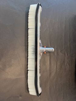 17" HEAVY DUTY POOL BRUSH STEEL & NYLON BRISTLES