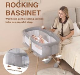 Brand New In Box Adjustable Bedside Crib
