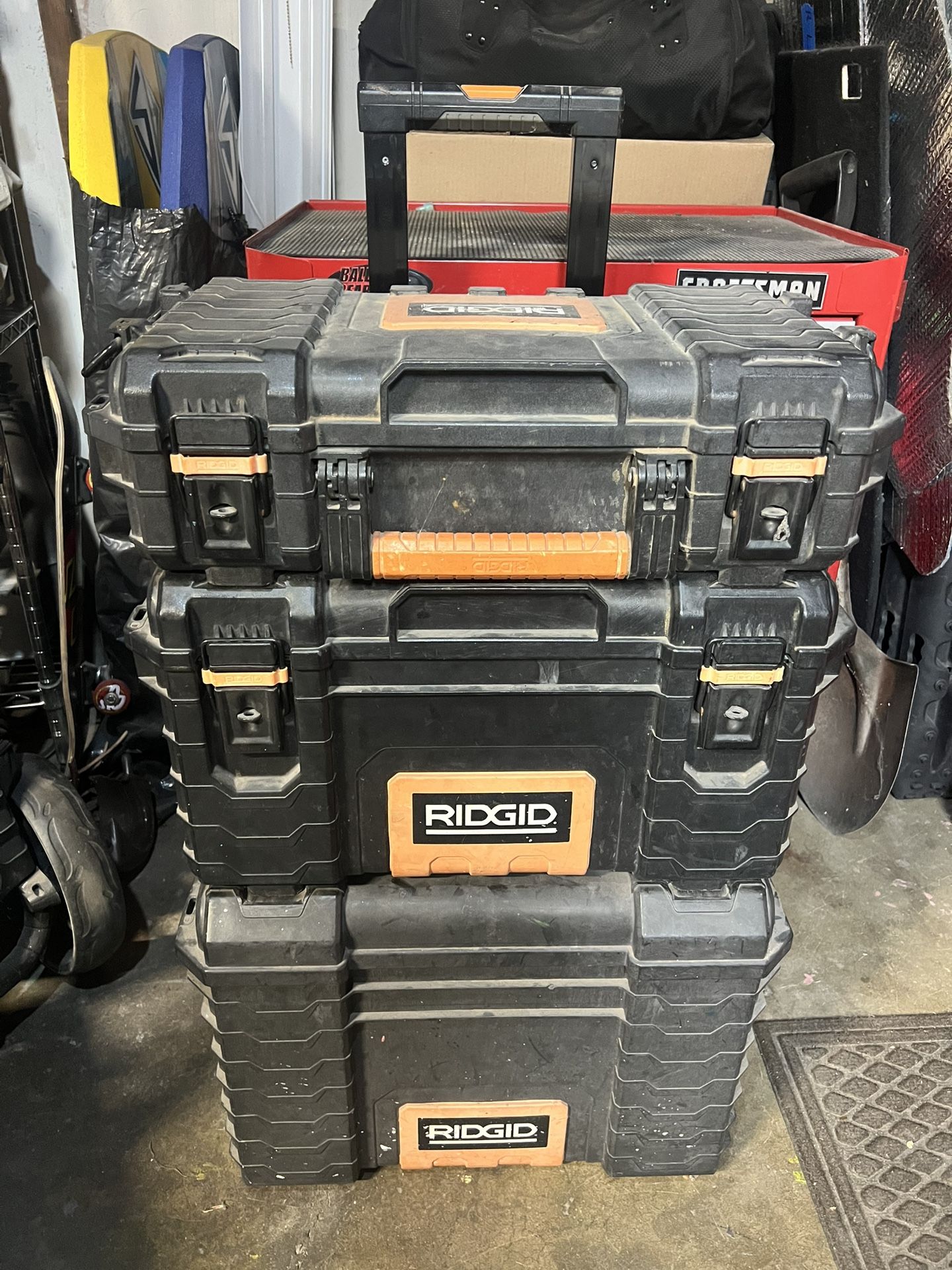Rigid 3-piece Tool Box