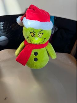 Grinch stuffed plushy