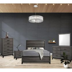 Kings Brand Furniture – Ambroise 5-Piece Queen Size Bedroom Set