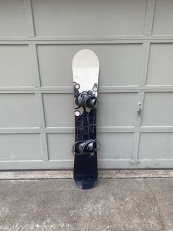 Snowboard with Bindings - Size 160cm