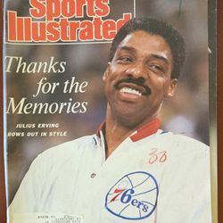 VINTAGE NBA SPORTS ILLUSTRATED DR. J ISSUE