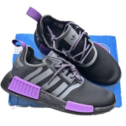 Adidas NMD R1 Purple Black Shoes 