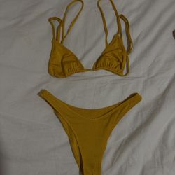 Mustard Bikini Set