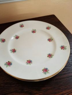 Staffordshire England China Plates
