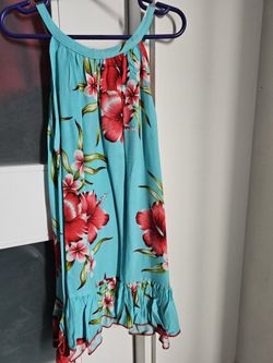 Girl Hawaiian Luau Dress 6T