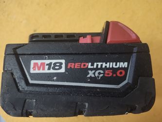 18m Milwaukee Battery 5ah