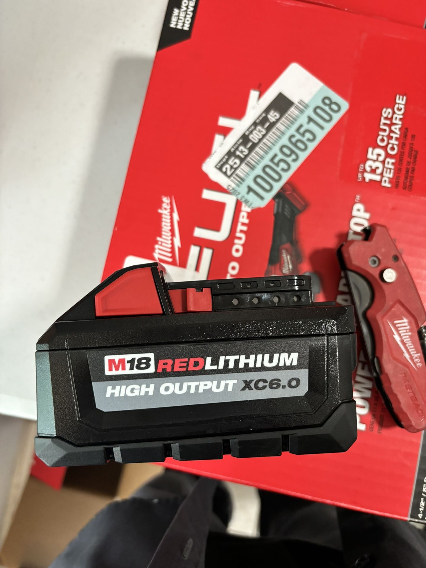 6 Amp Milwaukee Battery