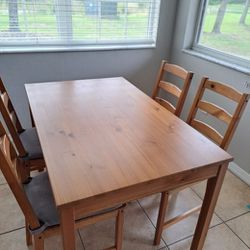 Table, Chairs