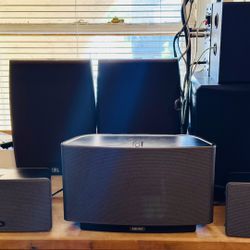 Complete Sonos System - Play:5, (2) Play:3 + Connect (SonosNet Set) - $200