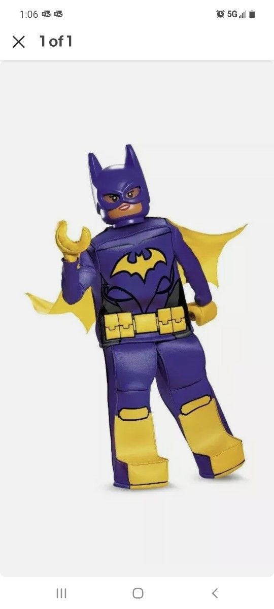 New Lego The Batman Movie Batgirl Child Prestige Costume