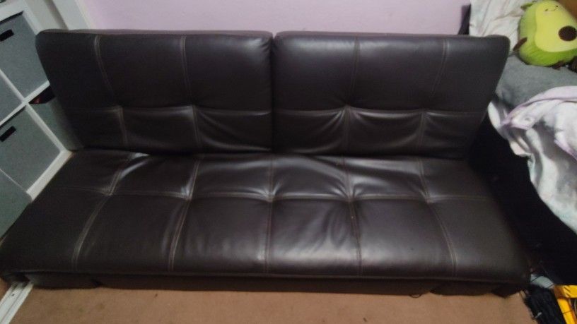 Leather Futon Needs Legs Free