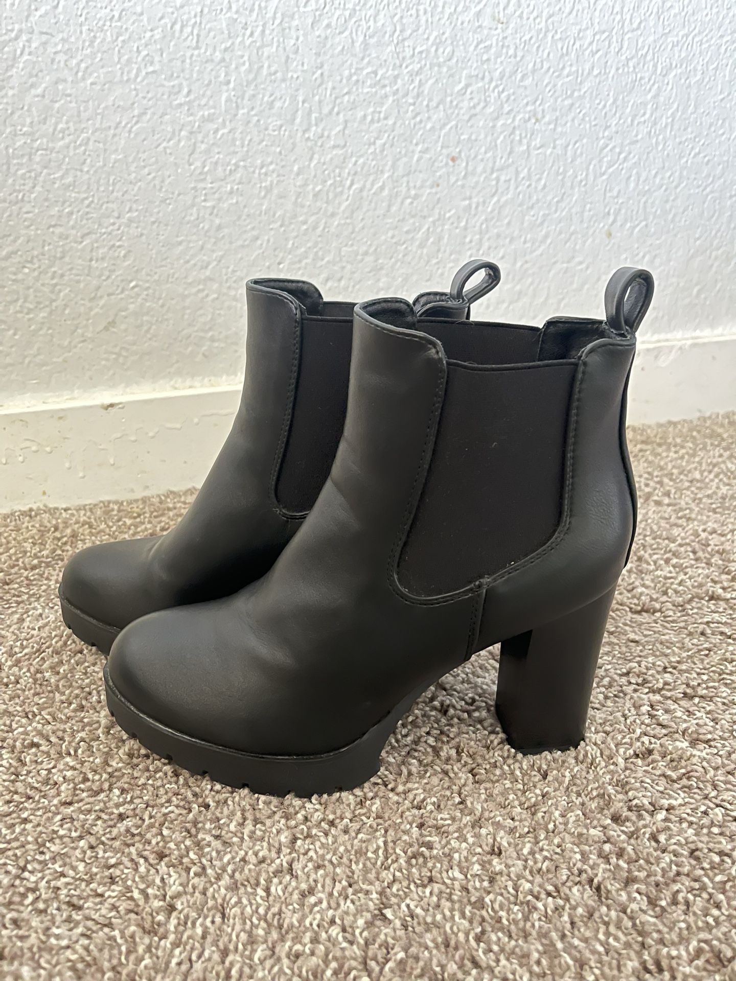 Black Heel Boots
