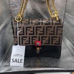 Fendi Jan Zucca Handbag