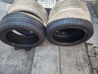 235/45/18s SET 4 TIRES 80%GOOD $125
