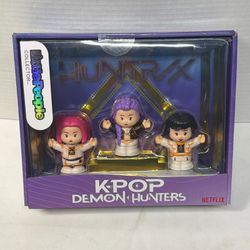 Little People Collector K-Pop Demon Hunters Figure Set Netflix NIB *SMALL CRACK*