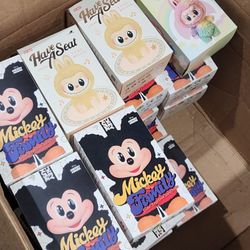 Labubus  Have A Seat , Disney , Rainbow, Macaron , Into The Energy 