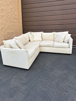 Cream Sectional 2 Pieces